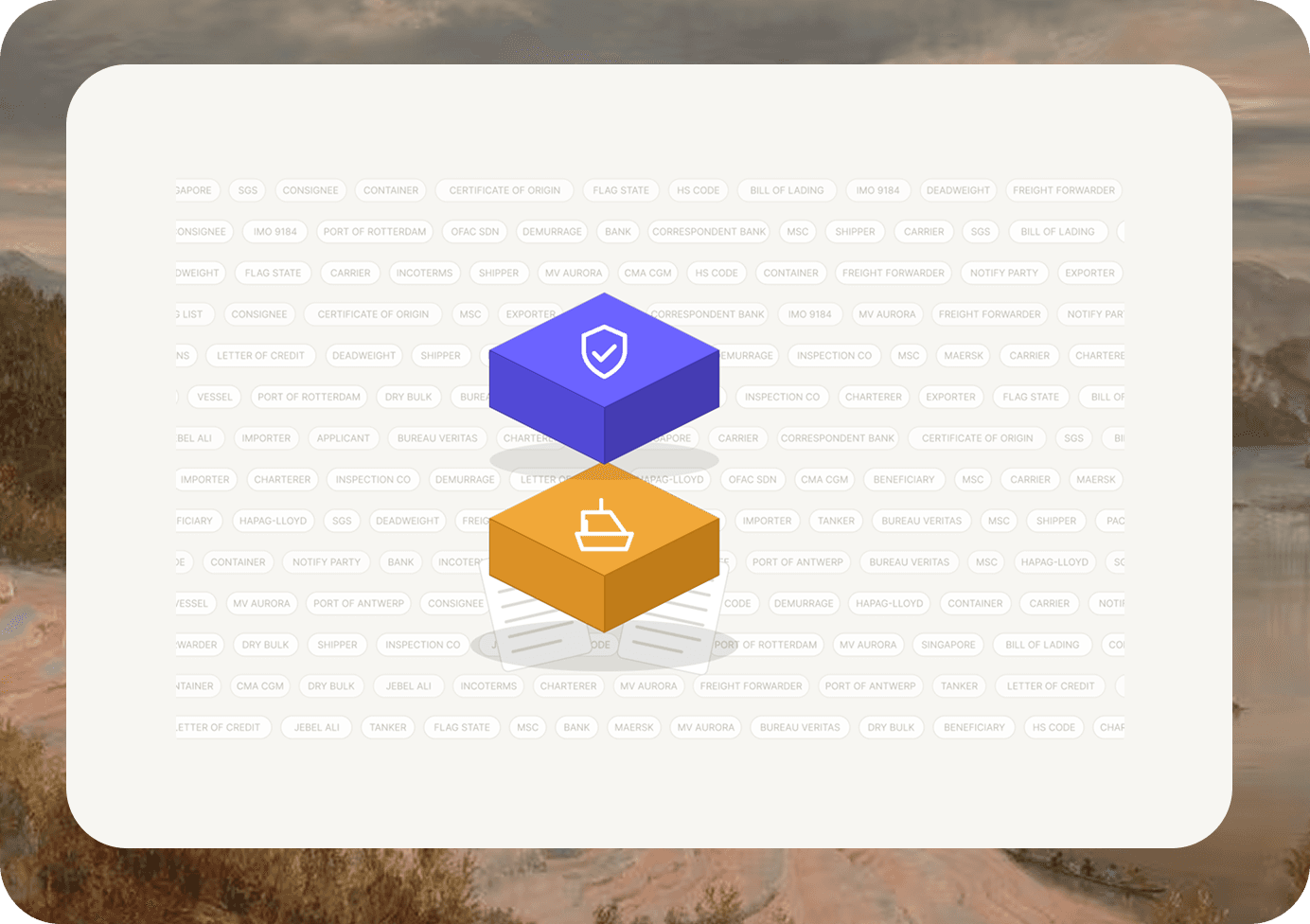 Parties across the trade logistics chain that conventional screening never touches